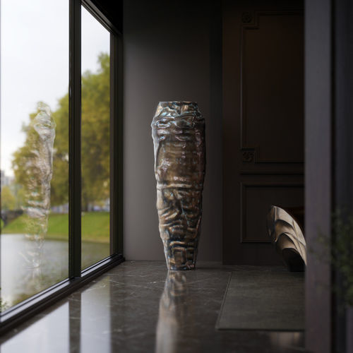 Moderne Vase - ARGUS - KARPA - Harz / Glasfaser / bodenstehend