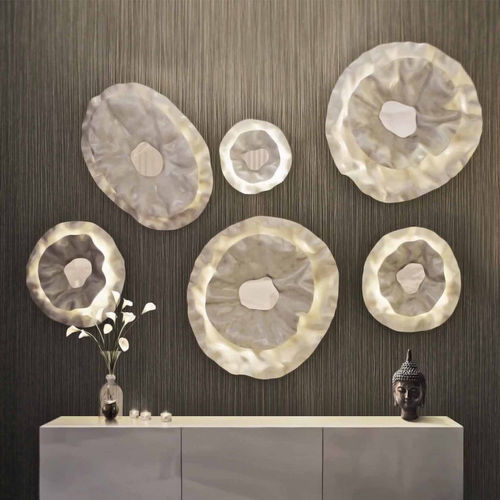 Wandleuchte / originelles Design - NENÚFARES - KARPA - für den Innenraum / Harz / Glasfaser