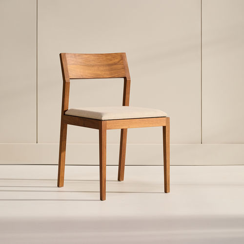 Moderner Esszimmerstuhl - C204  - KASTELLA - für den Innenraum / Stoff / Gestell aus Eiche