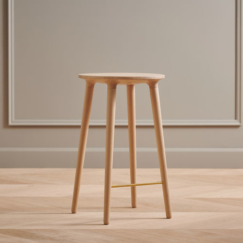 Moderner Barhocker - C401 - KASTELLA - Eiche / amerikanischer Nussbaum / Ahornholz