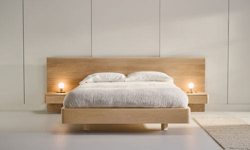 Doppelbett - B108  - KASTELLA - modern / Kopfteil / mit Nachttisch