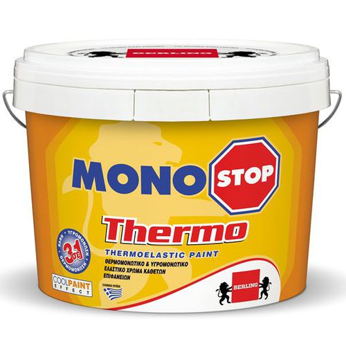 Isolierende Farbe - MONOSTOP THERMO - Berling Paints - für Außenbereich / für Wand / Acryl