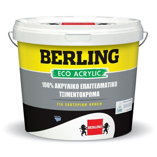 Dekorfarbe - ECO 100% PROFESSIONAL ECO ACRYLIC PAINT - Berling Paints - für Außenbereich / für Wand / Acryl