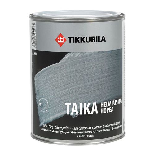 Dekorfarbe - TAIKA PEARL PAINT SILVER - Berling Paints - Innenbereich / für Wand / für Holz