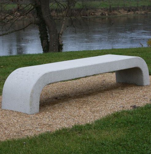Moderne Bank für den öffentlichen Raum - TIME - PREFAC MYWAY - Beton