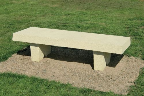 Klassische Bank für den öffentlichen Raum - SANS SOUCI - PREFAC MYWAY - Beton