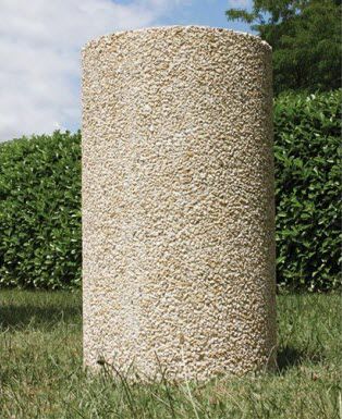 Park-Abfallbehälter - BASIC - PREFAC MYWAY - Beton / klassisch