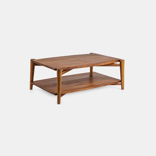 Moderner Couchtisch - NGUNI - VOGEL - Holz / Gestell aus Holz / rechteckig