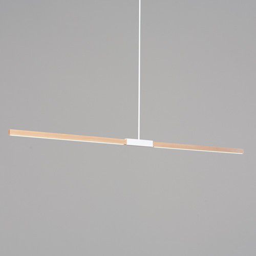 Hängeleuchte - Stickbulb - LED / linear / Holz