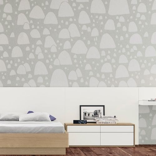 Moderner Nachttisch - CLIVER 100 - EMEDE - lackiertes Holz / Eiche / Gestell aus Eiche