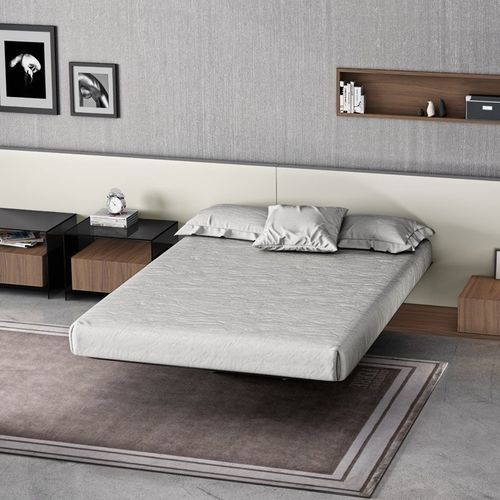 Schwebebett - CLIVER 90 - EMEDE - Doppelbett / modern / Kopfteil