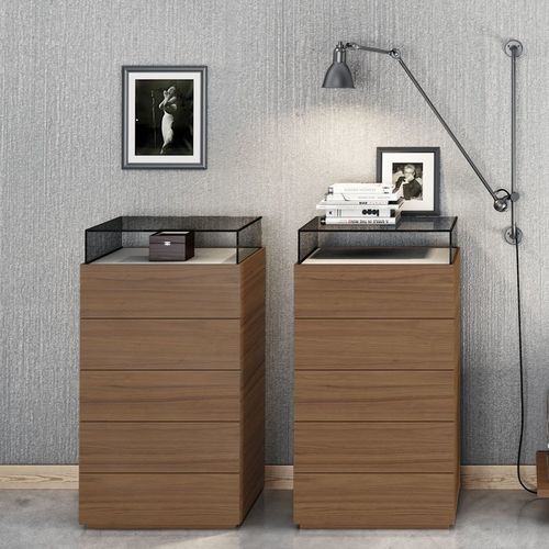 Moderner Chiffonnier - KLAS 5S - EMEDE - Holz / Glas / Keramik
