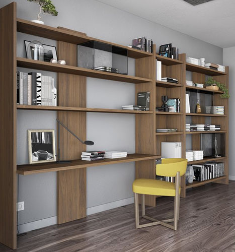 Wandmontiertes Regal - IRO 0553 - EMEDE - modern / Holz / maßgefertigt