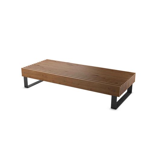 Moderne Bank für den öffentlichen Raum - SHANTI  - Arica Urban - Holz / Metall