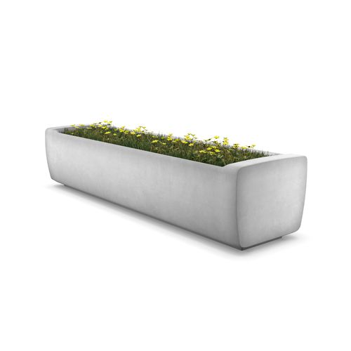 Beton-Pflanzkübel - ZOHAR - Arica Urban - rechteckig / modern / für öffentliche Bereiche