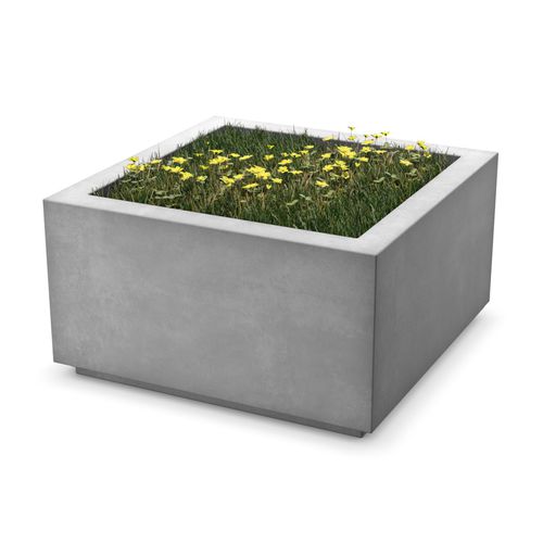 Beton-Pflanzkübel - TILTAN - Arica Urban - quadratisch / modern / für öffentliche Bereiche