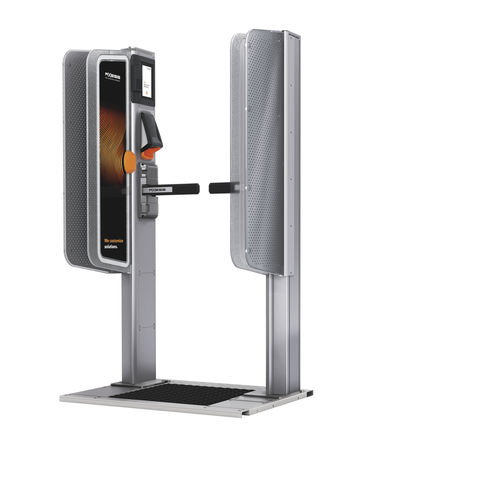 Zutrittsabsperrung - AX500 SMART GATE NG - FLAP - Axess - einflügelig / anodisiertes Aluminium / für öffentliche Bereiche