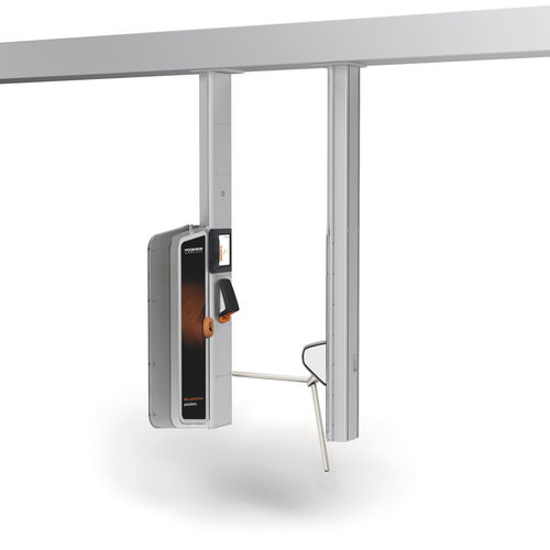 Zutritts-Sperrpfosten - AX500 SMART GATE NG - GANTRY MOUNTED TURNSTILE - Axess - automatisch / Metall / hoch