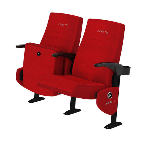 Moderner Auditoriumsessel - CLARITY - Camatic Seating - Leder / Stoff / Polster