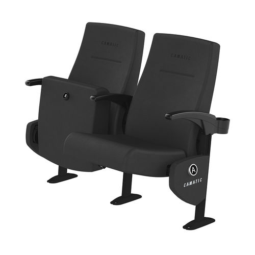 Moderner Auditoriumsessel - CLARITY SPORT  - Camatic Seating - Leder / Polypropylen / ergonomisch