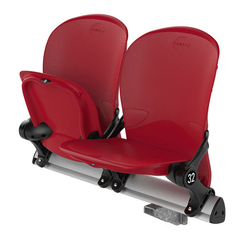 Versenkbare Sitztribüne - QUANTUM 850 BARE - Camatic Seating - Polypropylen