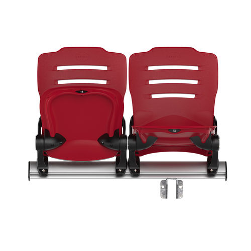 Versenkbare Sitztribüne - QUANTUM 850 SB - Camatic Seating - Polypropylen