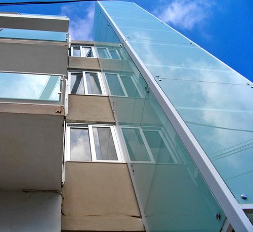 Sicherheitsglasscheibe - Jamar - Struktur / ESG Glas / lichtdurchlässig