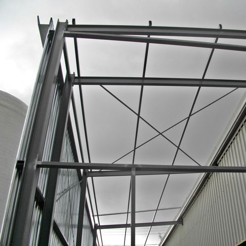 Stahlstruktur für Industriegebäude - Jamar - galvanisiertem Stahl / räumlich