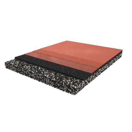 Sportboden für Außenbereich - CONIPUR JIP SOFT - CONICA - EPDM / PUR / für Sportplätze