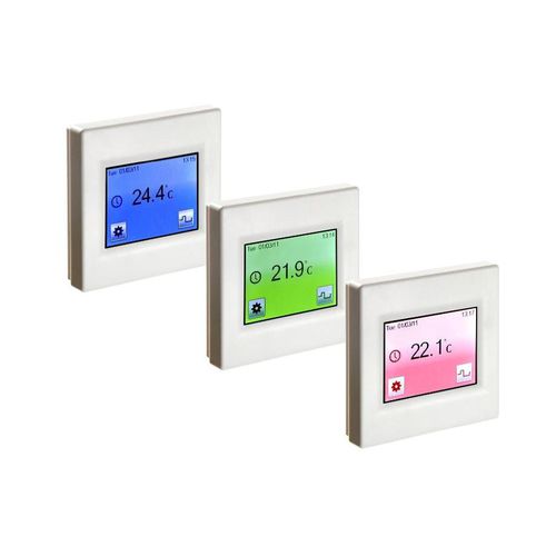 Programmierbares Thermostat - ET16 - Alper - für Fußbodenheizung / weiß / mit Touchscreen