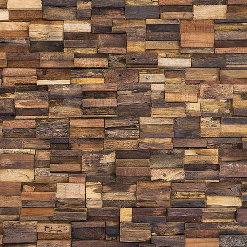 Holz-Verblendplatte - BRICK LANE - Frevini studio - Innenbereich / Ziegeloptik / recycelt