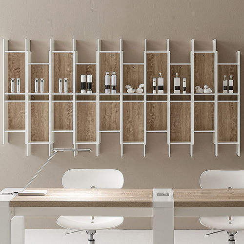 Wandmontiertes Regal - SLIM - VISMARA Beauty&Spa Design - modern / Wenge / Lärche