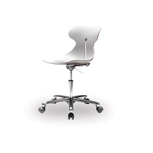 Polypropylenarbeitsstuhl - BRIO - VISMARA Beauty&Spa Design - Metall / mit Rollen / drehbar