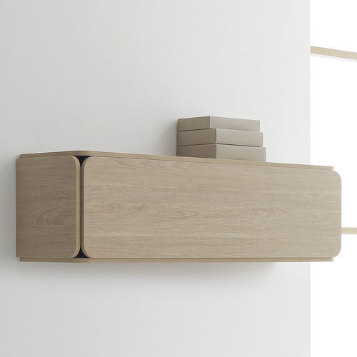 Wandmontiertes Sideboard - NAT 1350 AIR - VISMARA Beauty&Spa Design - modern / Natureiche / mit Regal