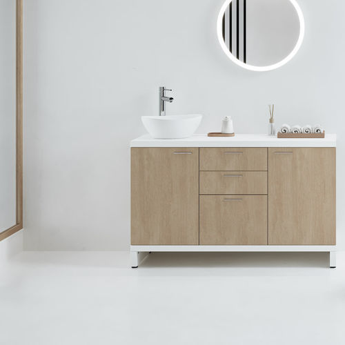 Freistehender Waschtisch-Unterschrank - ET-NO SERIES - VISMARA Beauty&Spa Design - Eiche / Wenge / Lärche