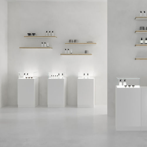Moderne Vitrine - LIGHT - VISMARA Beauty&Spa Design - Glas / melaminbeschichtet / beleuchtet