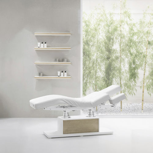 Elektrische Massageliege - THE CLAIR - VISMARA Beauty&Spa Design - Holz / höhenverstellbar / für Wellnesscenter