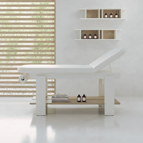 Stationäre Massageliege - LIVING - VISMARA Beauty&Spa Design - Eiche / Wenge / Lärche