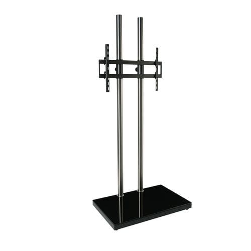 Moderner TV-Ständer - SP PRO C2VN - SERI STYLU - Lift / Glas / Edelstahl