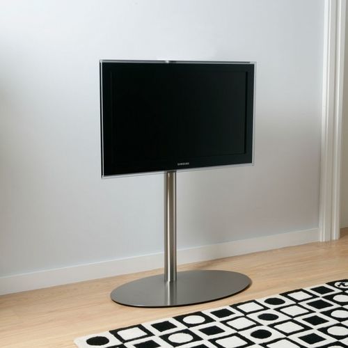 Moderner TV-Ständer - DISCO 06 BI - SERI STYLU - schwenkbar / höhenverstellbar / mit Regal