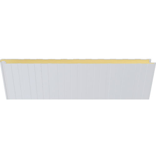 Sandwichpaneel für Fassaden - 1000 BLANCO OSTRA - HIANSA PANEL S.A - für Dach / für Wand / mit Stahldeckblech