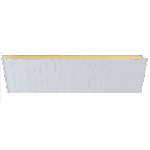 Sandwichpaneel für Fassaden - 1006 BLANCO PIRINEO - HIANSA PANEL S.A - für Dach / für Wand / mit Stahldeckblech