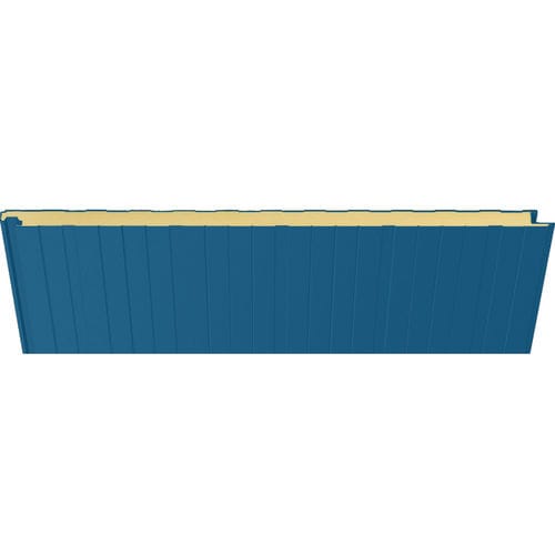 Sandwichpaneel für Fassaden - 4000 AZUL LAGO - HIANSA PANEL S.A - für Dach / für Wand / mit Stahldeckblech