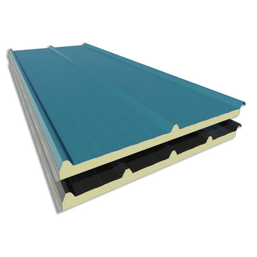 Sandwichpaneel für Dach - EASY ALU 3GR/5GR - HIANSA PANEL S.A - mit Stahldeckblech / mit Aluminiumdeckblech / PUR-Kern