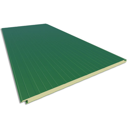 Sandwichpaneel für Fassaden - PERFILADO - HIANSA PANEL S.A - für Fassadenverkleidung / mit Stahldeckblech / 2 Metall-Deckschichten