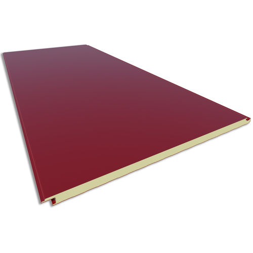 Sandwichpaneel für Fassaden - LISO - HIANSA PANEL S.A - für Fassadenverkleidung / mit Stahldeckblech / 2 Metall-Deckschichten