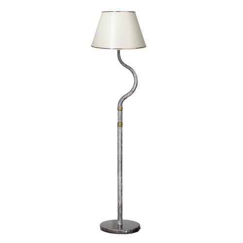 Stehleuchte - ETHNIC - Mobilier De Style - Aluminium / Messing / Textil