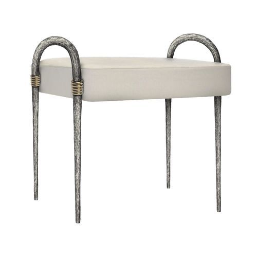 Moderne Bank - ETHNIC - Mobilier De Style - Aluminium / Messing / Stoff