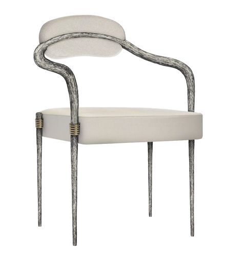 Moderner Stuhl - ETHNIC - Mobilier De Style - für den Innenraum / Aluminium / Messing