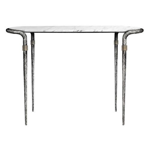 Moderner Konsolentisch - ETHNIC - Mobilier De Style - Aluminium / Messing / gebürstetes Metall